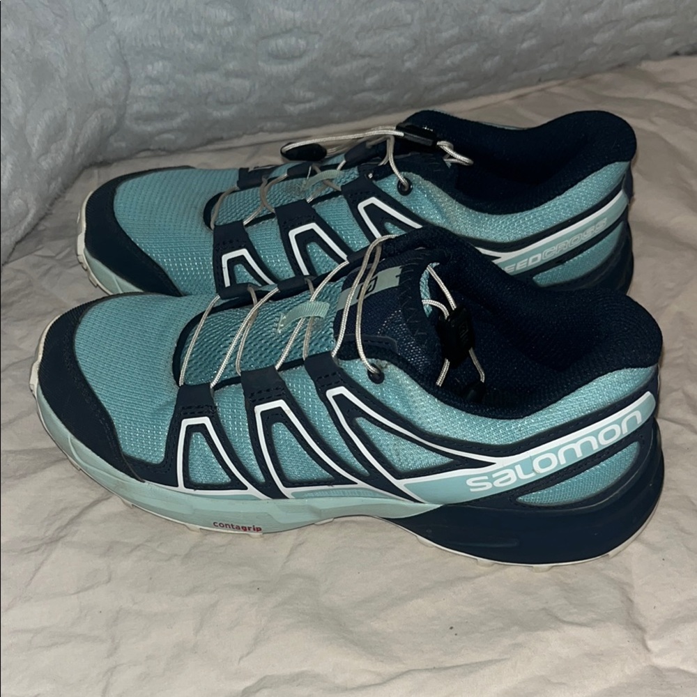Salomon Blue Athletic Shoes